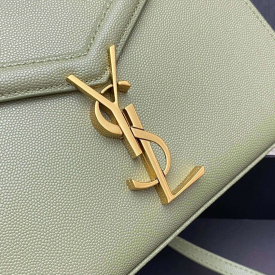 YSL Crocodile Embossed Tote Bag 602716