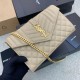  YSL Grained Leather Envelope Bag 620280