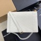 YSL Gaby Quilted Lambskin Flap Bag 668863