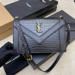 YSL Gaby Quilted Lambskin Flap Bag 668863