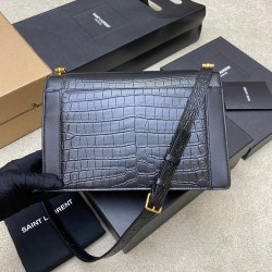 YSL Gaby Quilted Lambskin Flap Bag 668863