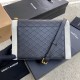 YSL Gaby Quilted Lambskin Flap Bag 668863