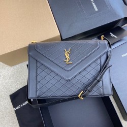 YSL Gaby Quilted Lambskin Flap Bag 668863