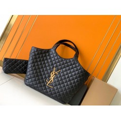 YSL ICARE SHOPPING BAG IN QUILTED LAMBSKIN 698651