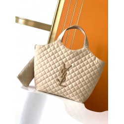 YSL ICARE SHOPPING BAG IN QUILTED LAMBSKIN 698651