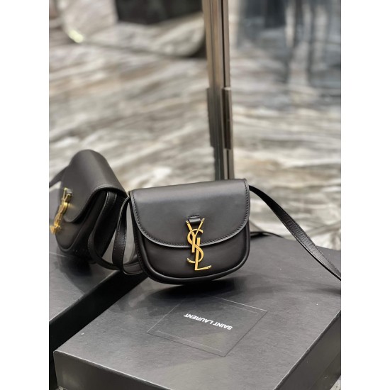 YSL KAIA SMALL SATCHEL IN SMOOTH LEATHER 619740