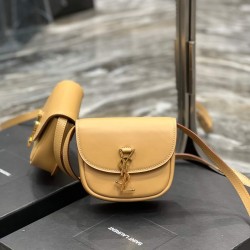 YSL KAIA SMALL SATCHEL IN SMOOTH LEATHER 619740