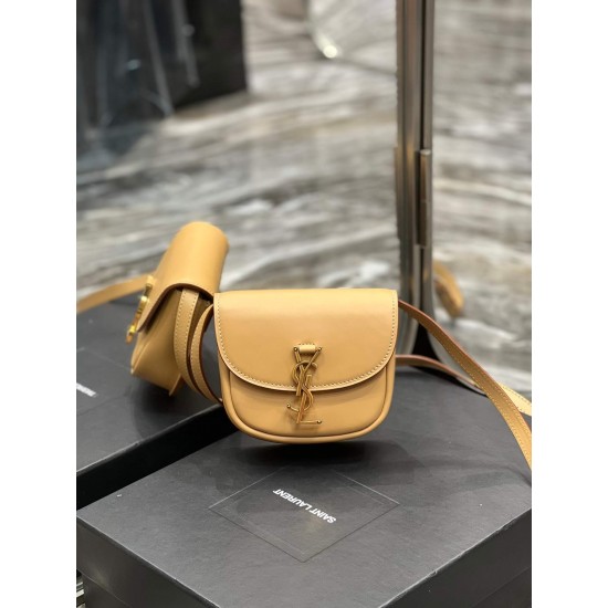 YSL KAIA SMALL SATCHEL IN SMOOTH LEATHER 619740