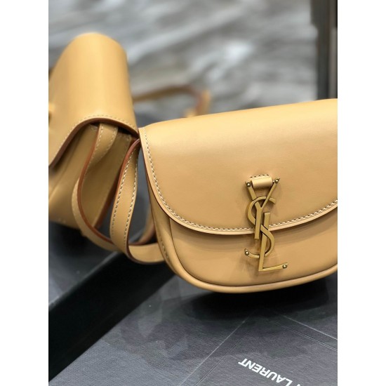 YSL KAIA SMALL SATCHEL IN SMOOTH LEATHER 619740