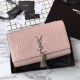 YSL KATE Croc-effect leather Crossbody Bag 377829