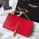 YSL KATE Croc-effect leather Crossbody Bag 377829