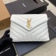 YSL LOULOU Y-Quilted Leather Flap Envelope Bag 392277