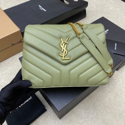 YSL LOULOU Y-Quilted Leather Flap Envelope Bag 392277