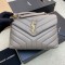 YSL LOULOU Y-Quilted Leather Flap Envelope Bag 392277