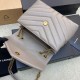 YSL LOULOU Y-Quilted Leather Flap Envelope Bag 392277