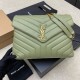 YSL LOULOU Y-Quilted Leather Flap Envelope Bag 392288