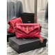 YSL LOULOU Quilted Sheepskin Cloud Pillow Bag 577476