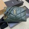 YSL LOULOU Quilted Sheepskin Cloud Pillow Bag 577476