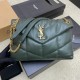 YSL LOULOU Quilted Sheepskin Cloud Pillow Bag 577476