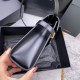 YSL MANHATTAN Flap Glossed SHINY LEATHER BAG 579270