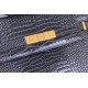 YSL MANHATTAN IN CROCODILE-EMBOSSED SHINY LEATHER BAG 579271