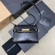 YSL MANHATTAN Crocodile Embossed Mini Leather Bag 727766