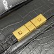 YSL MANHATTAN Crocodile Embossed Mini Leather Bag 727766