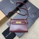 YSL MANHATTAN Smooth Flap Mini Leather Bag 727766