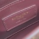 YSL MANHATTAN Smooth Flap Mini Leather Bag 727766