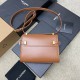 YSL MANHATTAN Smooth Flap Mini Leather Bag 727766