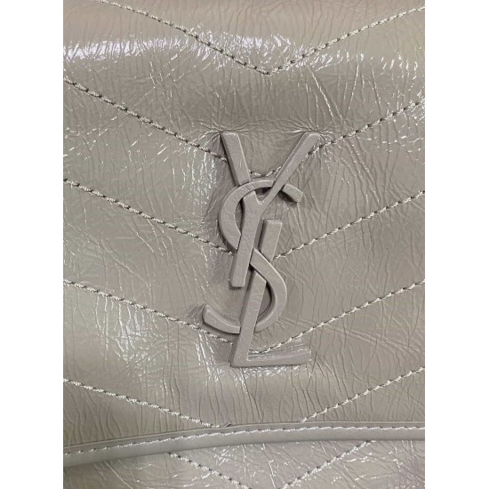 YSL NIKI Vintage Leather Messenger Bag 633158