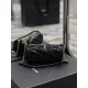 YSL SADE Mini Quilted Patent Leather Tubular Bag 699703