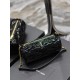 YSL SADE Mini Quilted Patent Leather Tubular Bag 699703