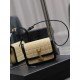 YSL SOLFERINO Square Patent Suede Shoulder Bag 634306