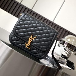 YSL SOLFERINO Quilted Lambskin Diamond Tofu Bag 733704