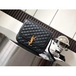 YSL SOLFERINO Quilted Lambskin Diamond Tofu Bag 733704