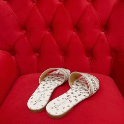 DIOR DWAY SLIDE Embroidered Cotton