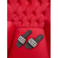 DIOR DWAY SLIDE Embroidered Cotton