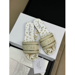 DIOR DWAY SLIDE Embroidered Cotton