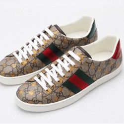 GUCCI Ace GG Supreme Canvas Sneakers