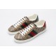 GUCCI Ace GG Supreme Canvas Sneakers