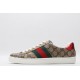 GUCCI Ace GG Supreme Canvas Sneakers