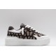 VALENTINO GARAVANI Rockstud Untitled Leather Platform Sneakers  