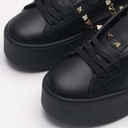 VALENTINO GARAVANI Rockstud Untitled Leather Sneakers