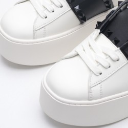 VALENTINO GARAVANI Rockstud Untitled Leather Sneakers