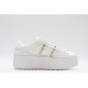 VALENTINO GARAVANI Rockstud Untitled Leather Sneakers