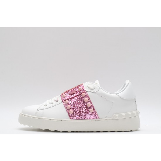 VALENTINO GARAVANI Rockstud Untitled Leather Sneakers