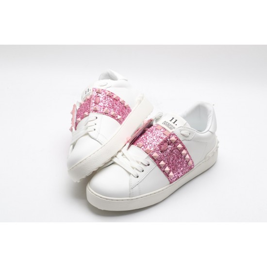 VALENTINO GARAVANI Rockstud Untitled Leather Sneakers