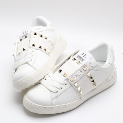 VALENTINO GARAVANI Rockstud Untitled Leather Sneakers