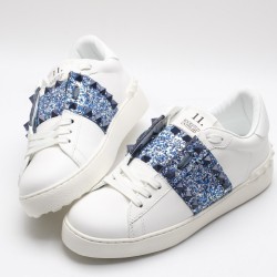 VALENTINO GARAVANI Rockstud Untitled Leather Sneakers